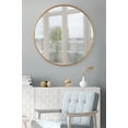 thumbnail image 5 of Kate and Laurel Caskill Glam Wall Mirror, 30" Diameter, Gold, Chic, Circular Mirror for Wall Decor, 5 of 8