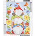 thumbnail image 1 of Pintura de diamantes 5D DIY, imágenes de Santa Claus, bordado de diamantes de imitación, punto de cruz, gnomo, mosaico, Feliz Navidad, decoración del hogar, 1 of 4