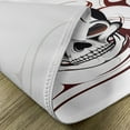 thumbnail image 5 of Ambesonne Tattoo Place Mats Set of 4, Scary Wild Skull Tribal, Standard Size, White and Red, 5 of 6