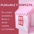 thumbnail image 3 of Juguete Casa De Campaña Para Niño en Forma de Casita Color Rosa, 3 of 5