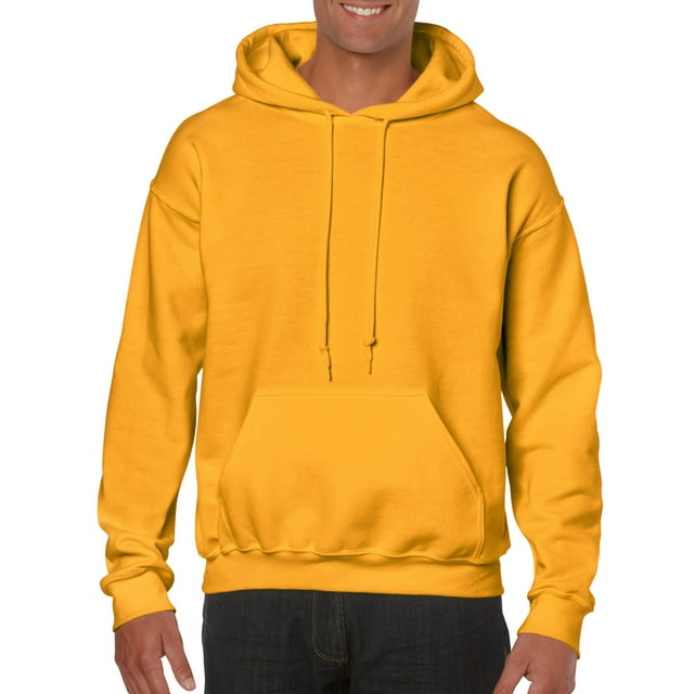 Gildan Chandail à Capuchon en Molleton Épais pour Hommes, G, Or