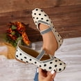 thumbnail image 2 of Rvasteizo Womens Stripe Print Shoes Pull-On Flat Breathable Summer Lightweight, 2 of 5