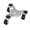 Silvery, variant on 1PC Steel Triangular Moving Dolly, 360 Degree Rotating Swivel Wheels Furniture Mover with Anti-Slip Pad for Heavy Appliances, Red