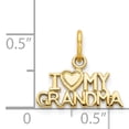 thumbnail image 3 of 14k I Love My Grandma Charm, 3 of 3