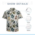 thumbnail image 7 of High Quality Hawaiian Shirts for Men Short Sleeve Aloha Beach Shirt Floral Summer Casual Button Down Shirts Blouses YIUHYJ, 7 of 7