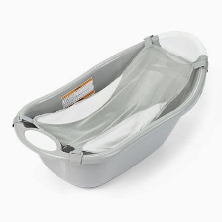 Regalo Baby Basics Grow with Me Infant Bath Tub, Grey, Unisex, Plastic