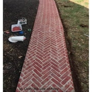 Herringbone Brick Allover Wall Stencil