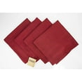 thumbnail image 4 of Fennco Styles Everyday Design Solid Color Cloth Napkins 20" W x 20", Set of 4 - Burgundy Dinner Napkins for Home Décor, Banquets, Family Gathering and Special Events, 4 of 5