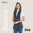 thumbnail image 6 of Basico Hooded Scarf for Women, Cozy Balaclava Winter Scarves with Hoodie (Red Burgundy), 6 of 8