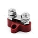 thumbnail image 2 of Bloque de terminales de barra colectora Perno de distribución de energía dual M8 de servicio pesado (rojo) Tmvgtek Accesorios para autos y motos, 2 of 9