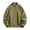Khaki, variant on Men's Jackets Big and Tall 4X Solid Color Long Sleeved Round Neck Casual And Fashionable Workwear Jacket