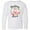AA-White, variant on Inktastic Baby Flamingo My Grammy Loves Me with Flower Wreath Long Sleeve Youth T-Shirt