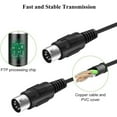 thumbnail image 5 of USB MIDI Cable Converter Interface to In-Out Cord Works for PC Laptop Piano Keyboard in Music Studio 6.5Ft, 5 of 5