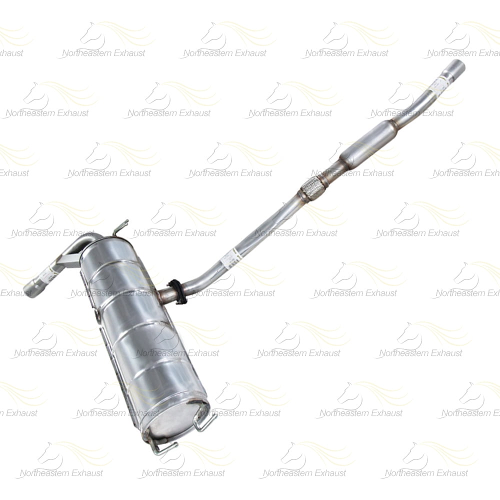 Northeastern Exhaust | Stainless Steel Resonator & Muffler Exhaust System Kit Fits 2004-2005 Toyota RAV4 2.4L | Direct-Fit Replacement