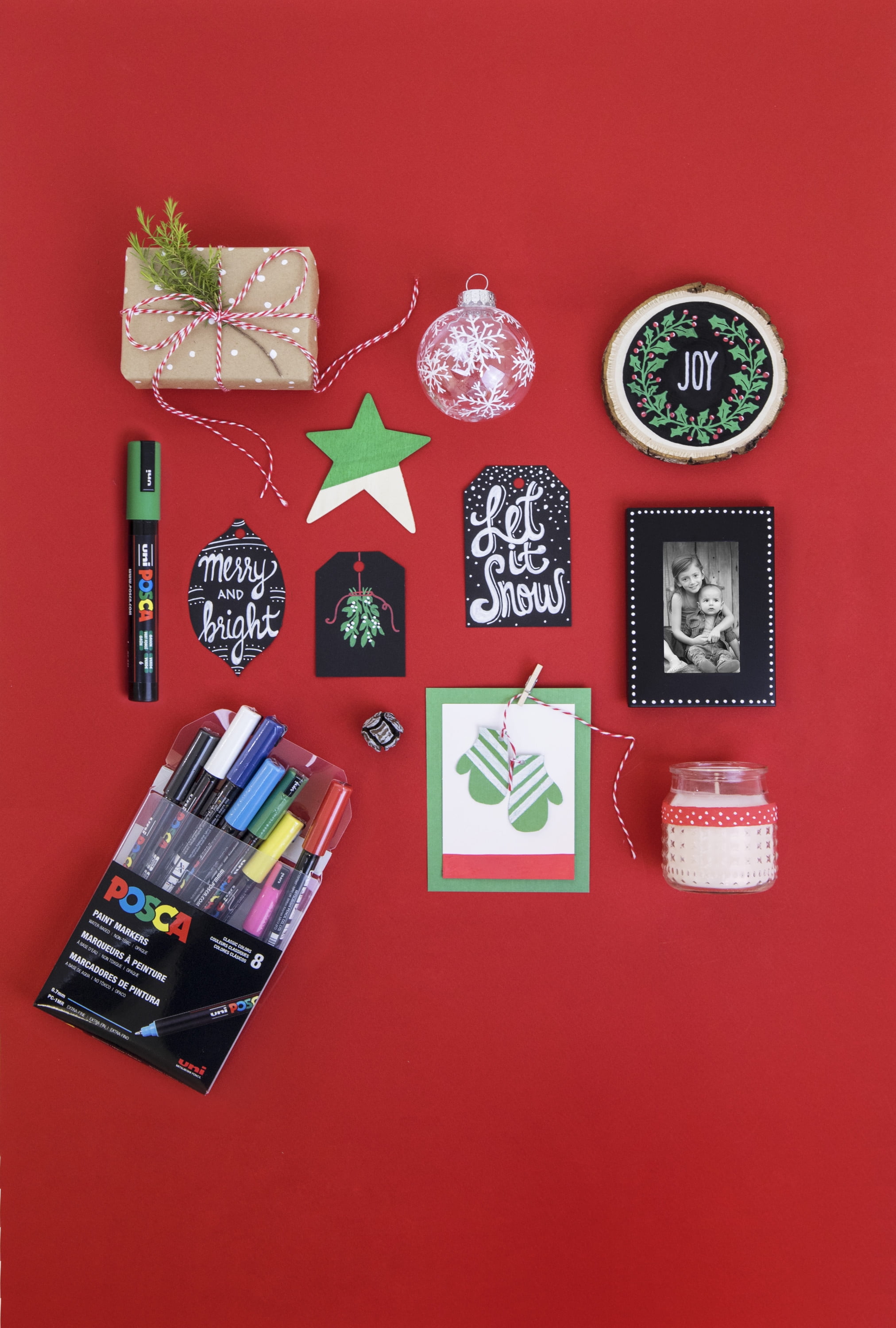 POSCA 8-Color Paint Pen Set, PC-1MR, Ultra-Fine