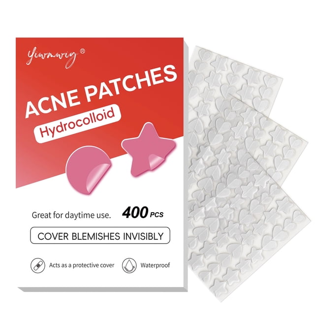 Parches para espinillas YIWMWIY Clear 400, hidrocoloide, 3 tamaños