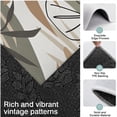 thumbnail image 3 of Brown Boho Plant Pattern Kitchen Rugs Sets Of 3,Kitchen Runner Rugs Non Skid Washable,Decorative Kitchen Floor Mats for Kitchen,Sink,Laundry,17"x30"+ 17"x47" + 17"x59", 3 of 6