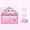 Pink, variant on Transparent Sticky Notes 80 Sheets Pull-Out Dispenser Strong Adhesive for Journaling Note Taking,1PC,Blue