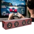 thumbnail image 1 of Speaker,Red Wood Grain Bluetooth Desktop Speaker Bluetooth Speaker High-Intensity Output, 1 of 11