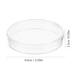 thumbnail image 2 of Monyance petri dishes with lids 30 Clear Plastic Petri Dishes with Lids for Science and Tissue Culture(2.6X2.6X0.59Inches), 2 of 10