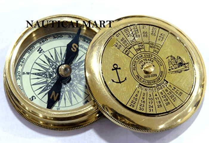 NAUTICALMART Brass Compass Marine Nautical NAUTICALMART INC 