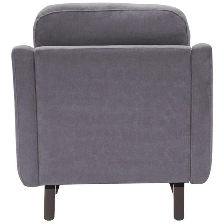 Elle Decor Chloe Arm Chair in Dark Gray