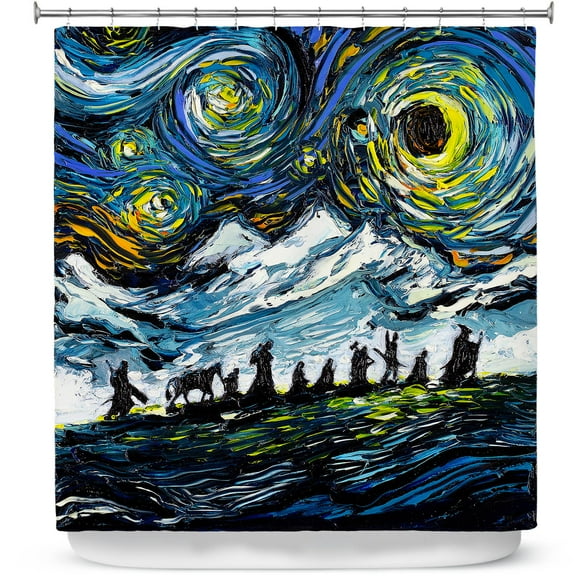 Shower Curtains 70" x 73" from DiaNoche Designs by Aja Ann - Lord of Fellowship