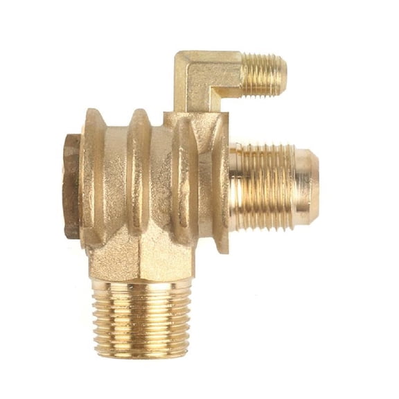 Air Compressor Unidirectional Check Valve Air Pumps Accessories Connect Pipe Fittings Male-Threaded 3-Ports Replacement