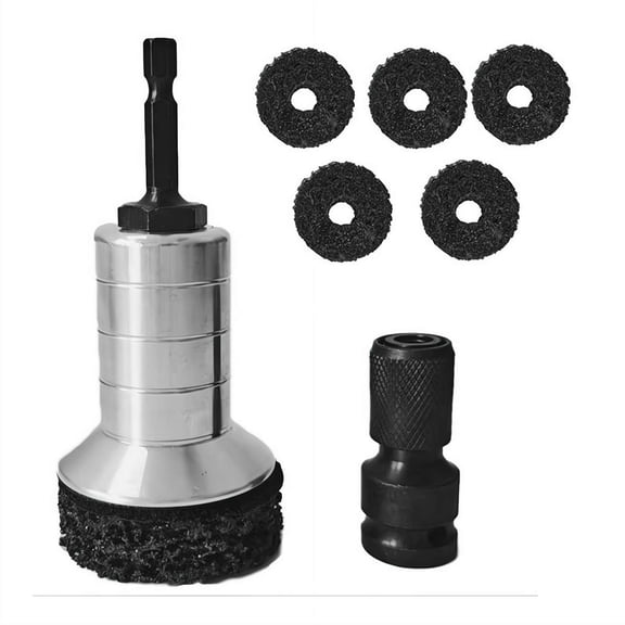Wheel Hub Resurfacing Kit Wheel Stud and Hub Cleaner for Quick Rust Removal on Lug Studs and Brake Rotors, Automotive Maintenance Tool