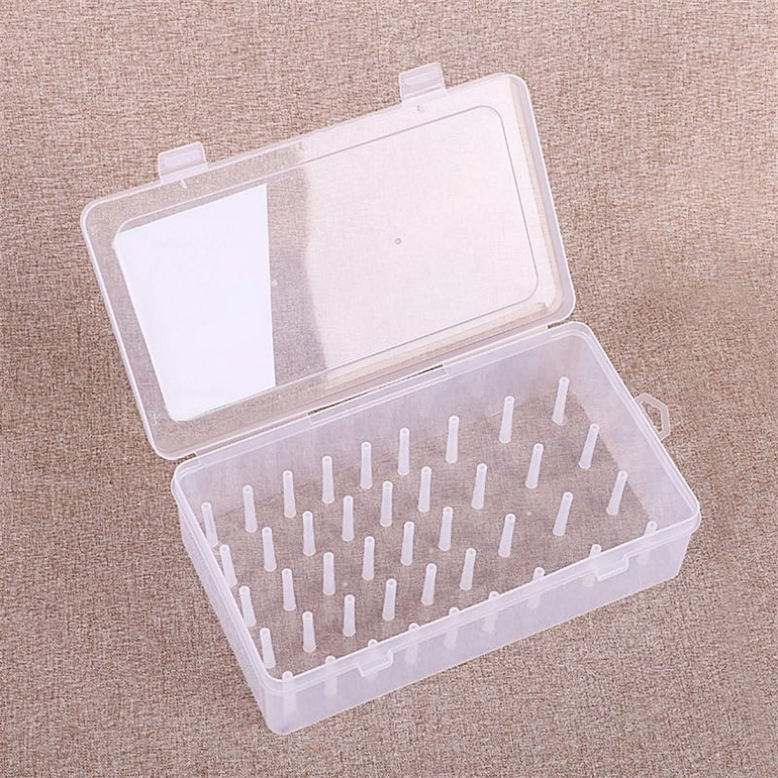 Sewing Thread Storage Box 42 Pieces Spools Bobbin Carrying Case Holder Craft WA