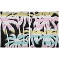 thumbnail image 2 of Coolnut Palm Tree Kitchen Curtains 2 Panels, UV Protected Tier Curtains Half Window Curtains Kitchen Tiers for Guest Room Bathroom Sink Laundry Room Basement,24 x 27 Inch, 2 of 6