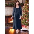 thumbnail image 5 of Catherines Women's Plus Size Embroidered Jacket Dress, 5 of 6