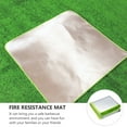 Fire Blanket Barbecue Insulation Pad Grill Mat Fireproof under Grill