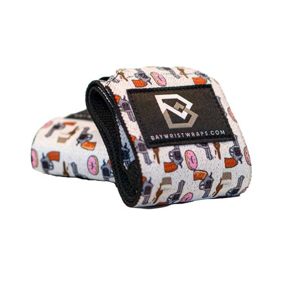 Bay Muñequeras para levantamiento de pesas, muñequera de entrenamiento, ajustable, talla única, cómodas muñequeras para levantamiento de pesas con bucle para el pulgar, correas para la muñeca en donut