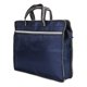 thumbnail image 2 of Bolsa de archivo de tela Oxford impermeable portátil, organizador de documentos para reuniones de negocios con cremallera (azul), 2 of 5
