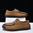 thumbnail image 2 of HAJWOH Leather Loafers, Men's Casual Shoes, Driving Shoes,Loafers, Comfortable Sneakers, Walking Shoes, Perfect for Business-Casual and Office Wear, 2 of 5