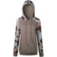 thumbnail image 3 of Womens Floral Hoodies Sweatshirt Long Sleeve Drawstring Casual Pullover Tops Sweatshirts with Pockets, 3 of 6