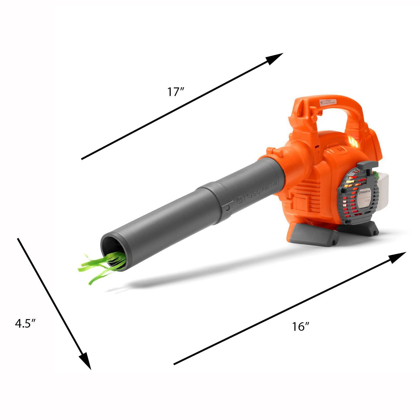 Husqvarna Kids Toddler Toy Battery Operated Lawn Leaf Blower w/Real Actions