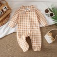 thumbnail image 2 of KPOPLK Organic Cotton Pajamas for Boy Girl 0 3 6 9 12 Months Unisex Footie Long Sleeve Sleepwear Newborn Baby Sleepers PJS Romper Boys Girls Size 0-3 Months, 2 of 5