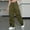 Army Green, variant on Baqcunre Cargo Pants Women 2023 Cargo Pants Woman Baggy Clothes Pants High Waist Zipper Slim Drawstring Waist With Pockets Loose Cargo Joggers Pants Linen Pants Women'S Pants Army Green L