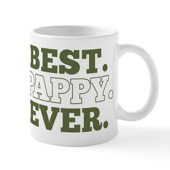 CafePress - Best Pappy Ever - 11 oz Ceramic Mug - Novelty Coffee Tea Cup