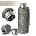 thumbnail image 2 of Camouflage 20oz Stainless Steel Thermal Bottle with Tea Filter and Cup Lid, Vacuum Insulated Coffee Mug with 316L Inner Liner, Leakproof Travel Thermos for Office, Commute & Outdoor, 2 of 6