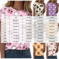 thumbnail image 4 of TOWED22 Halloween Shirts for Women Funny Halloween Ghost Tshirts Fall Spooky Pumpkin Gift Top(Light Pink,3XL), 4 of 9