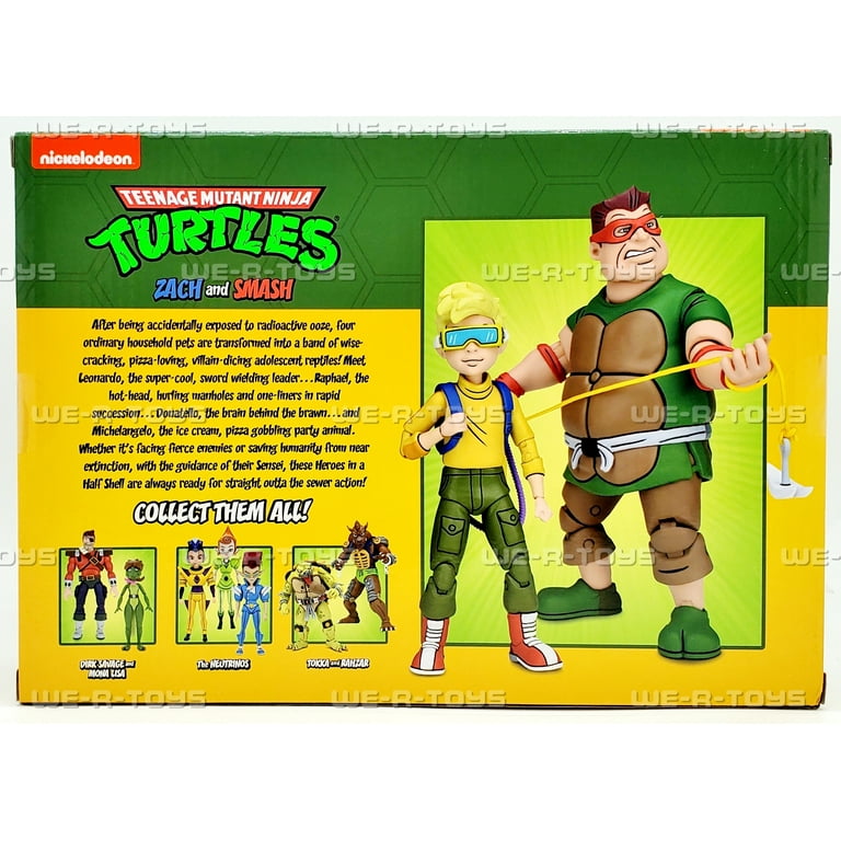NECA Teenage Mutant Ninja Turtles Zach & Smash Action Figures Set