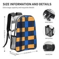 thumbnail image 2 of 16 Inch Transparent Backpack With Lightweight And Durable Design Without Pockets Transparent For Work Business Travel Sports Cornflowerblue Buffalo Plaid Check Tartan Scotland_2, 2 of 7
