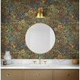 thumbnail image 2 of NextWall  Bird Floral Peel and Stick Wallpaper 20.5 in. W x 18 ft. L - Russet & Riverside, 2 of 9