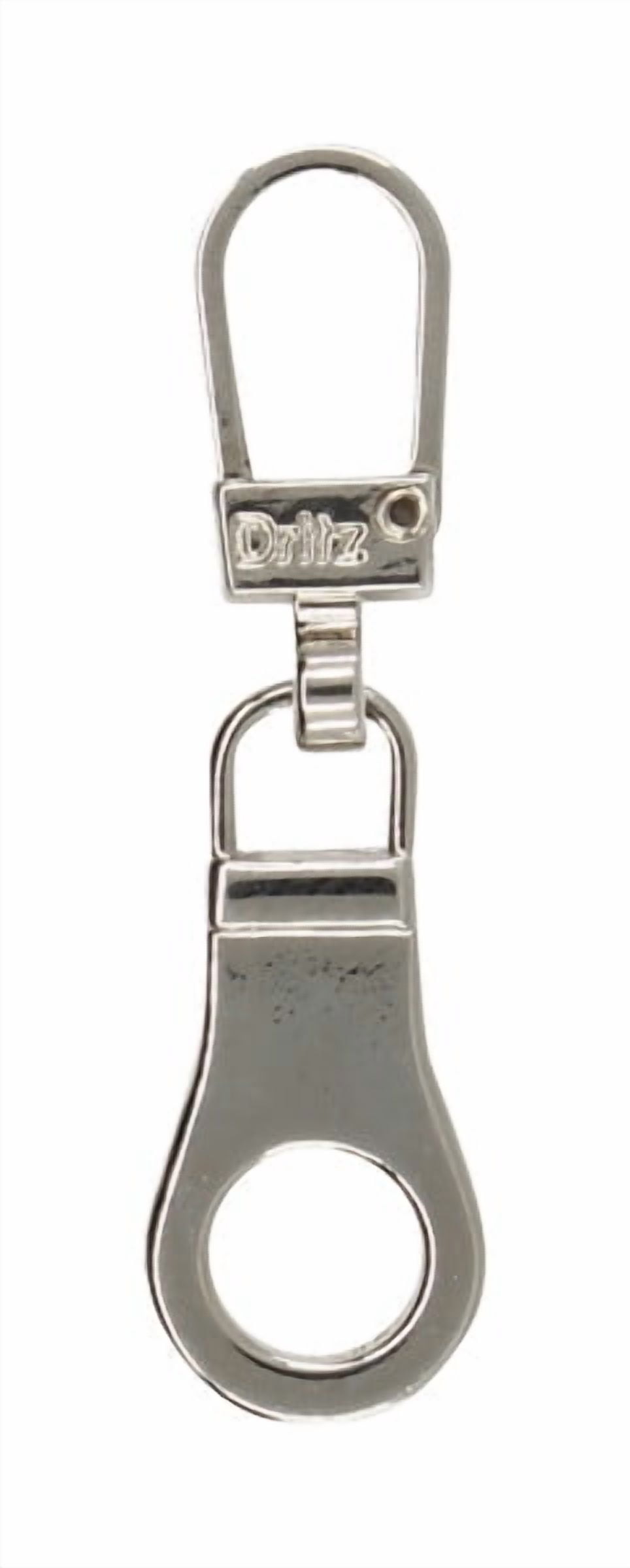 (4 pack) Dritz Silver Metal Zipper Pull Sewing Fastener, 1 piece.
