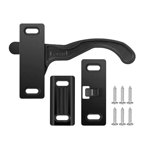 Replacement Screen Door Latch with Screws Right Hand Handle Kit for Trailer Motorhome Entry Door Hardware