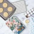 thumbnail image 5 of Yayeee Pot Holders Kitchen Heat Resistant with Pocket 7"x9.8" Cotton Oven Cooking Hot Pads, Vibrant Flowers, 5 of 7