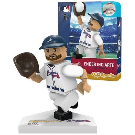 Atlanta Braves Sports Plate - Ender Inciarte Atlanta Braves OYO Sports Player MLB Minifigure - No Size
